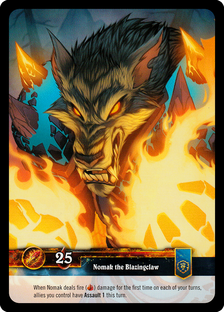 Nomak the Blazingclaw 背面